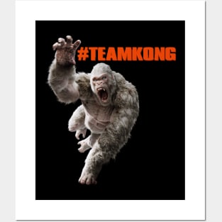 Godzilla vs Kong - Official Team Kong Neon Posters and Art